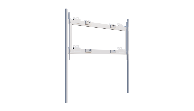  A general view of the Steelcase Roam™ Floor Supported Wall Mount for Surface Hub 2S 85 inch