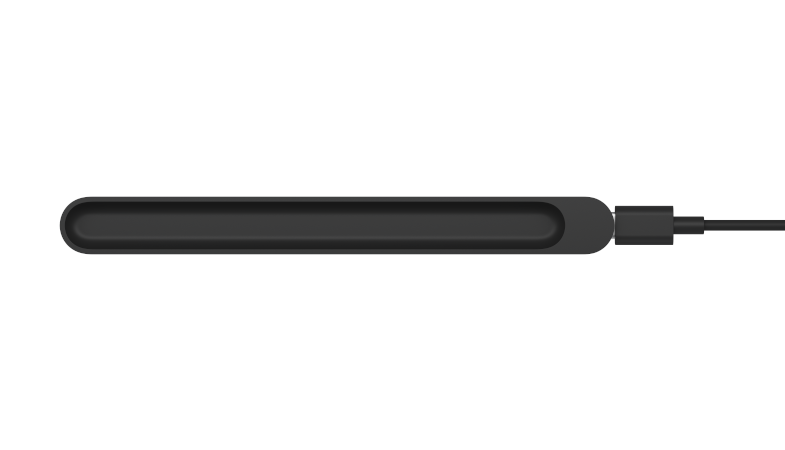 Das Surface Slim Pen Ladegerät in einer Frontansicht