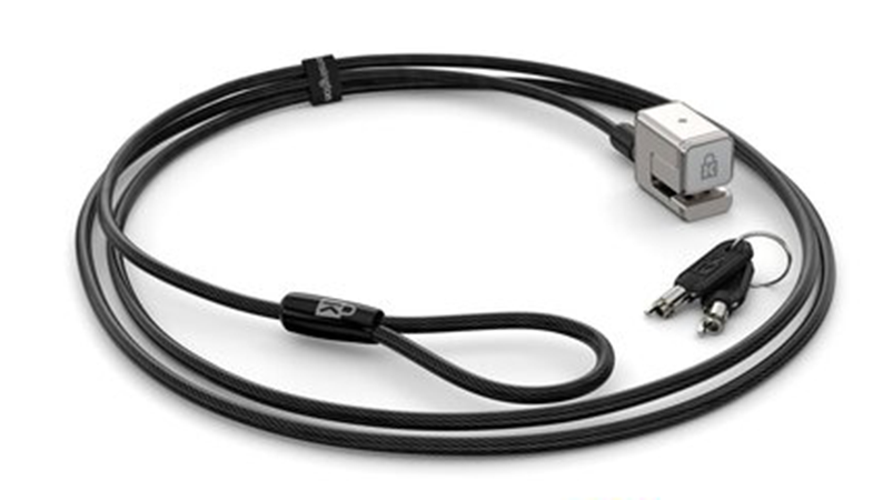 A general view of the Kensington Cable Lock for Surface Go and Surface Pro with key