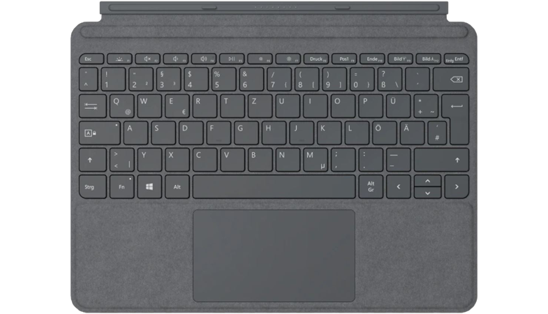 Surface Go Type Cover in Platin made of Alcantara 