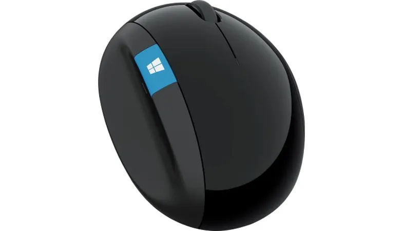 A top view of the Sculpt Ergonomic Mouse