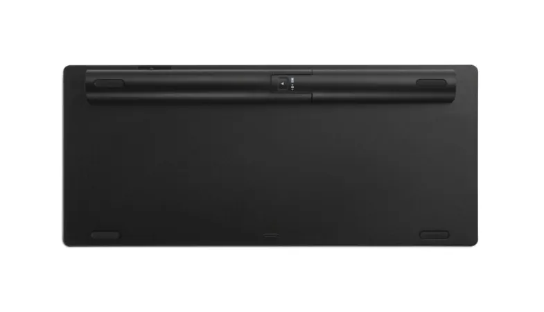 Rückseite des Multi-Device Dual Wireless Compact Keyboard