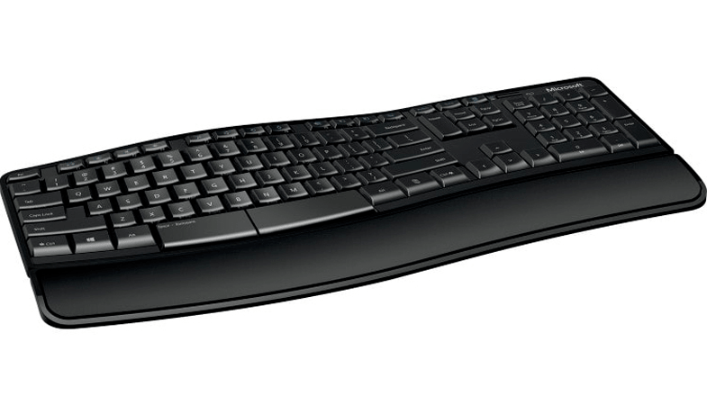 A general view of the Sculpt Comfort Desktop Keyboard 