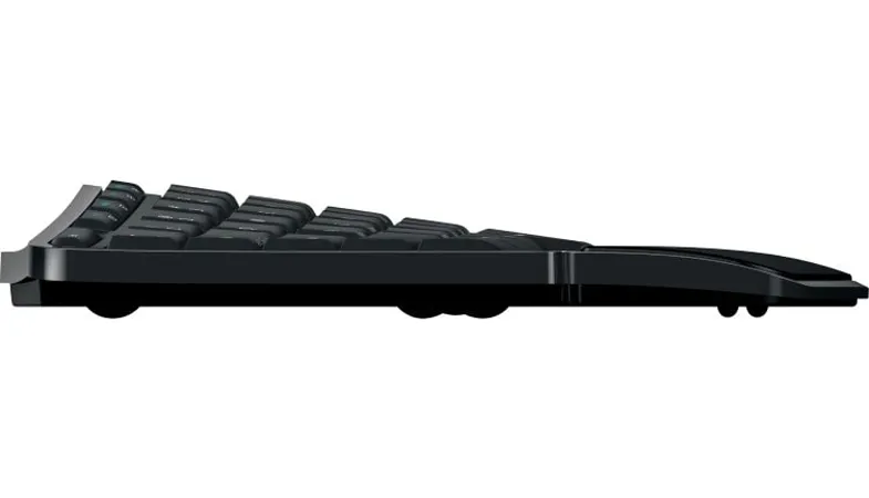 Side view of the Sculpt Comfort Desktop Keyboard