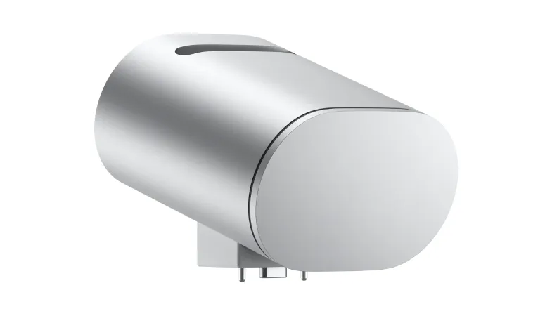 Eine Gesamtansicht der Surface Hub 2 Smart Camera mit Sichtschutz