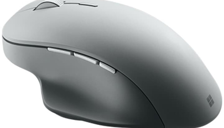 Die Surface Precision Mouse seitlich von oben