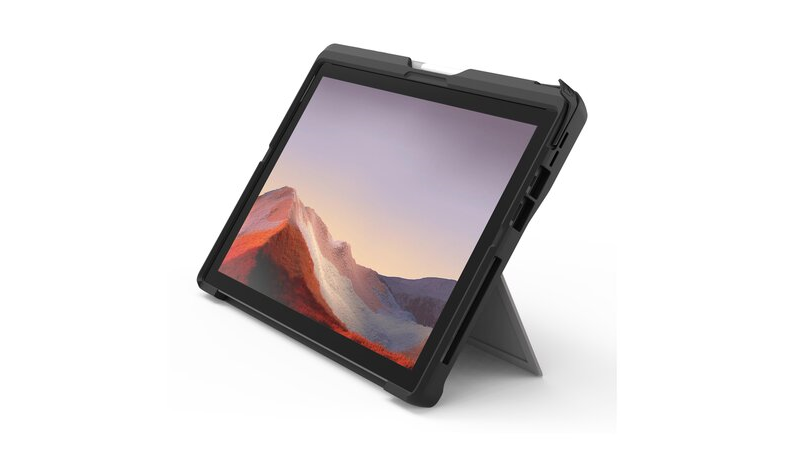 Kensington BlackBelt Schutzhülle für Surface Pro in der Seitenansicht 