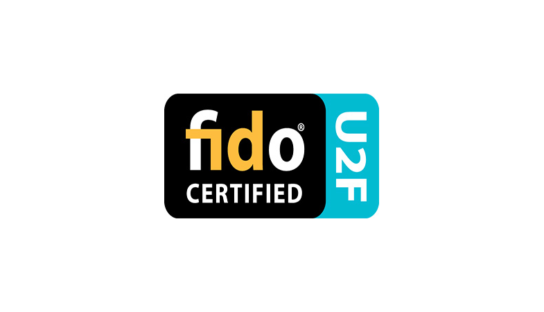 The Kensington VeriMark Fingerprint Key "Designed for Surface" is FIDO U2F certified