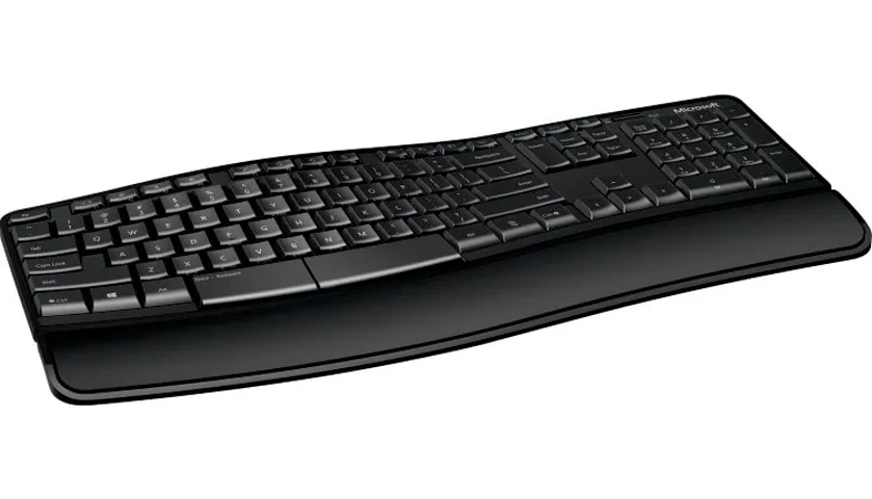 Eine Gesamtansicht der Sculpt Comfort Desktop Tastatur 