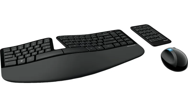 The Sculpt Ergonomic Desktop set includes a Keyboard, Mouse and Number Pad 