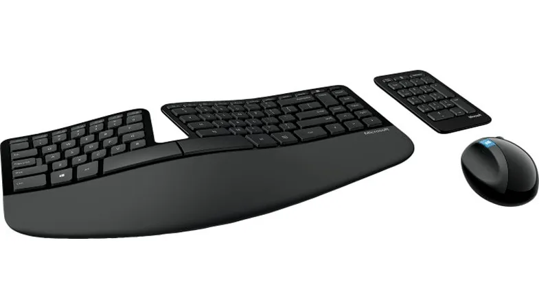 Sculpt Ergonomic Desktop set  The Sculpt Ergonomic Desktop set includes a Keyboard, Mouse and Number Pad