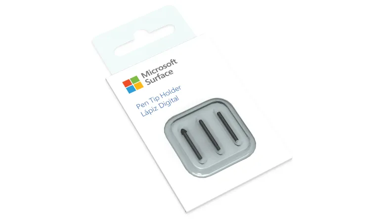 The Surface Pen Tips in the original packaging