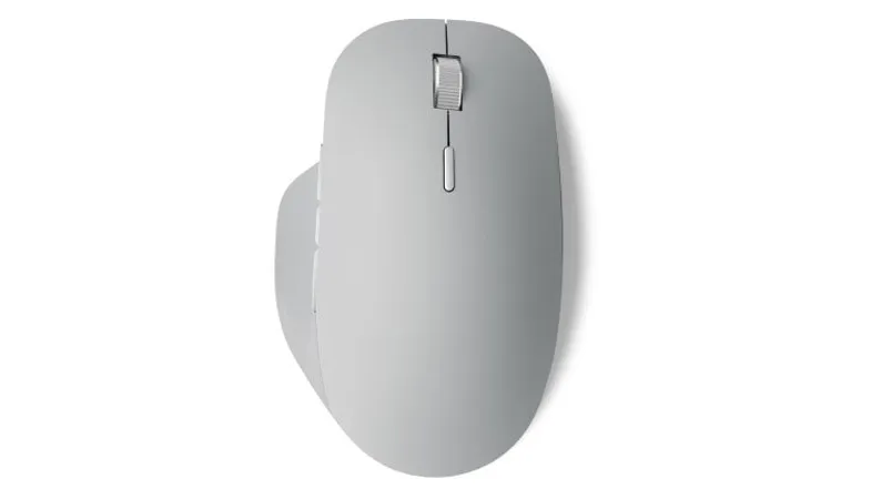 The entire top side of the Surface Precision Mouse