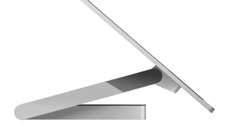 Side view of the Surface Studio 2 at an inclined angle